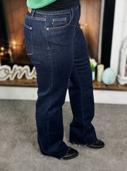 Judy Blue Dark Wash Straight Fit Jeans