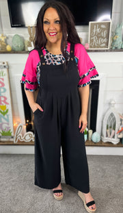 Black Airflow Overall Jumpsuit