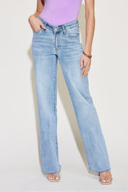 {ONLINE ONLY} Judy Blue V Front Straight Leg Jeans