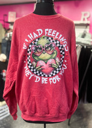 Grinch Valentine Sweatshirt (S-2X)