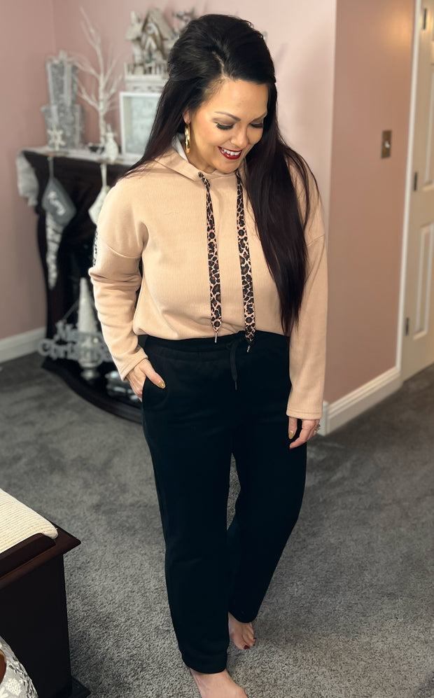 {PREORDER} Fleece Lined Straight Leg Casual Pants (3 Colors)