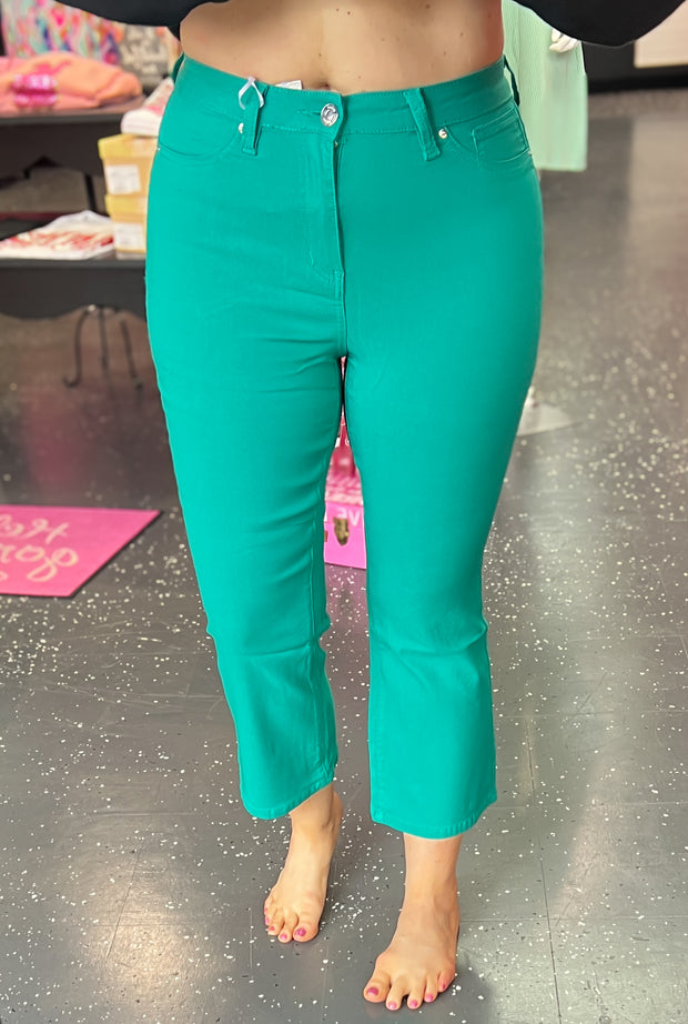 Caribbean YMI Hyperstretch Cropped Kick Flare Pants