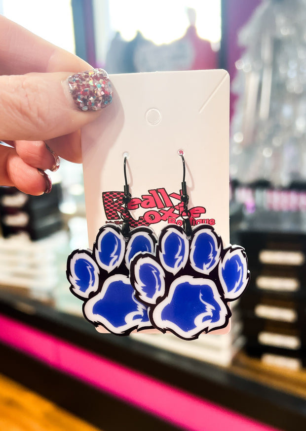 Cats Paw Cut Out Earrings