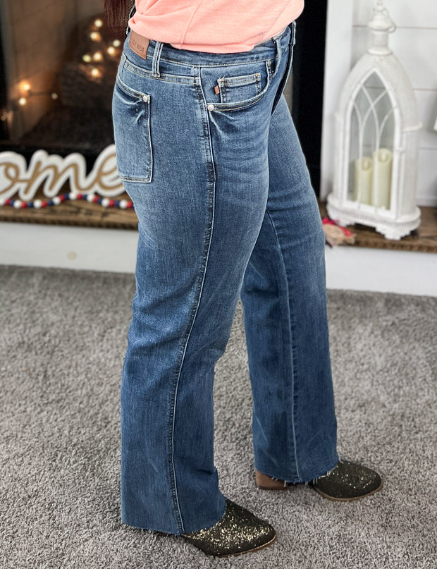 Judy Blue Tummy Control Vintage Straight Fit Jeans