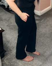 {PREORDER} Fleece Lined Straight Leg Casual Pants (3 Colors)