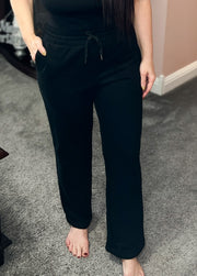 {PREORDER} Fleece Lined Straight Leg Casual Pants (3 Colors)