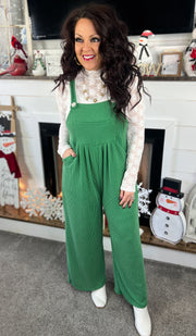 Blakeley Green Corded Overalls