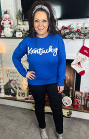 Kentucky Pop Up Letter Sweater (S-3X)