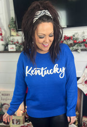 Kentucky Pop Up Letter Sweater (S-3X)