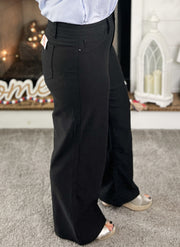 YMI Hyperstretch Wide Leg Pants~Black