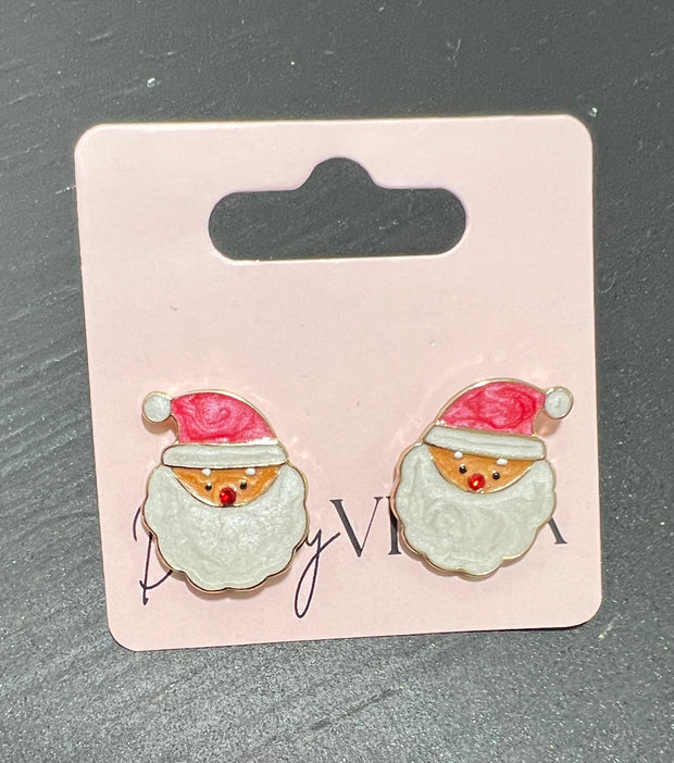 Santa Stud Earrings