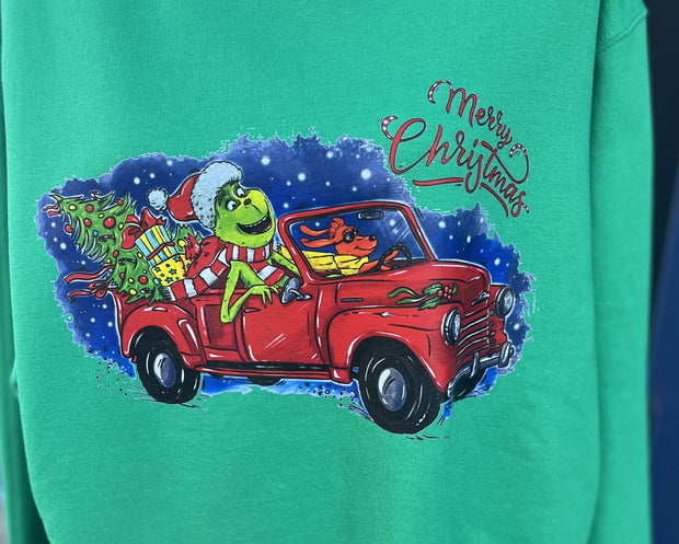 Max & Grinch On The Road Sweatshirt