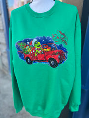 Max & Grinch On The Road Sweatshirt