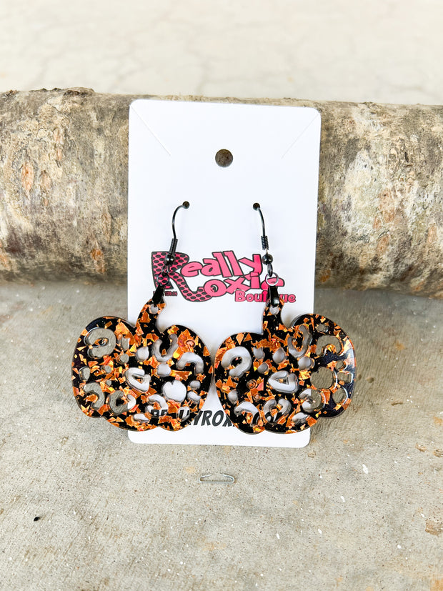 Leopard Pumpkin Earrings (8515153297701)