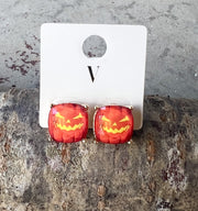 Pumpkin Stud Earrings (8637079060773)