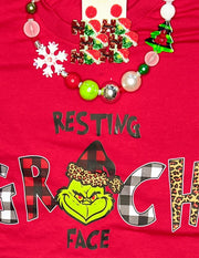 Resting Grinch Face Tee (8829534077221)