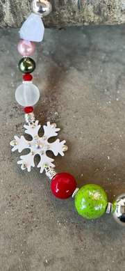 Multi Bead Christmas Necklace Set (8829538631973)