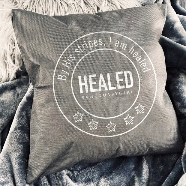I Am Healed Pillow Cover (8282319421733)