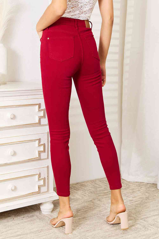 {ONLINE ONLY} Judy Scarlet High Waist Tummy Control Skinny Jeans