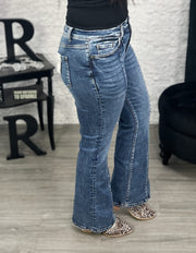 Zenana Bootcut Jeans w/Center Seam (8085608890661)