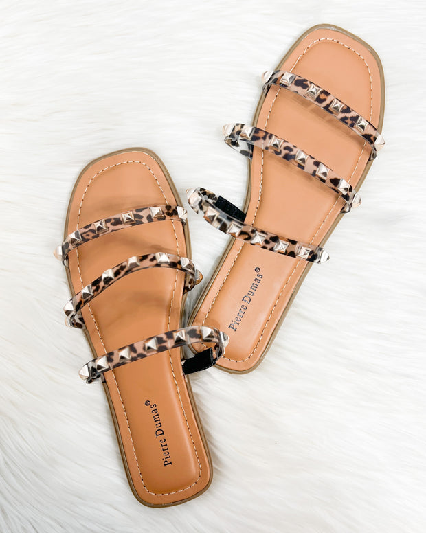 Empress Clear Leopard Studded Sandals (8159724798245)