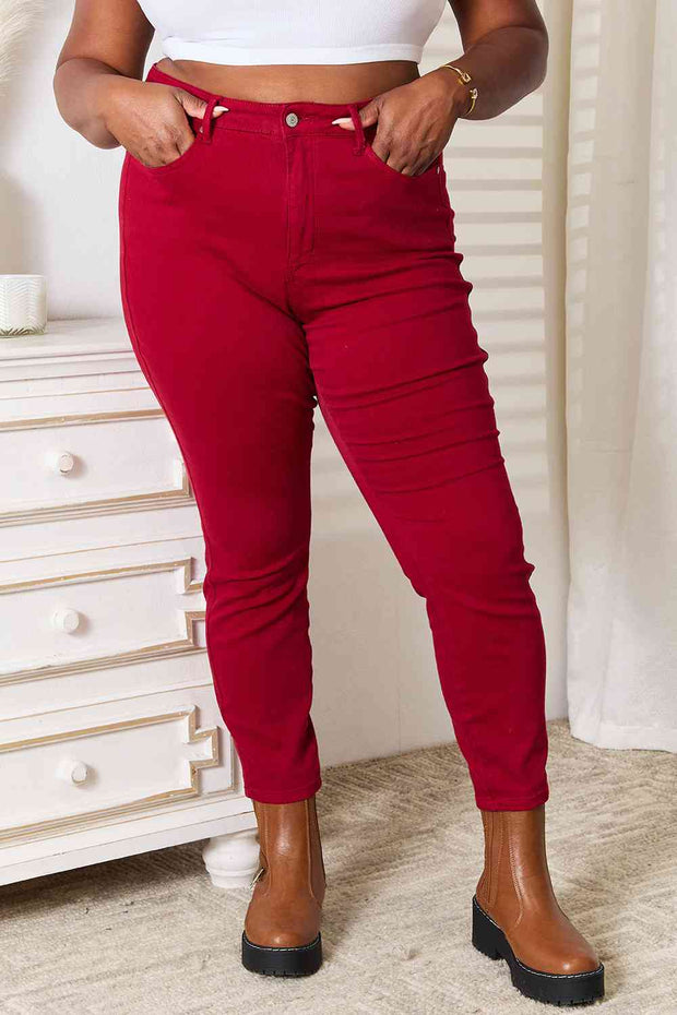 {ONLINE ONLY} Judy Scarlet High Waist Tummy Control Skinny Jeans