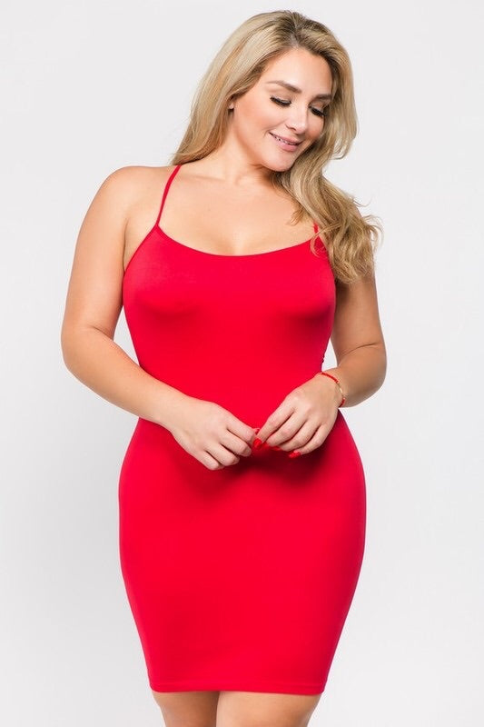 Curvy Thin Strap Camis (11 Colors)