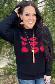 Red/Gold Beaded Necklace w/AB Pendant (8031325946149)